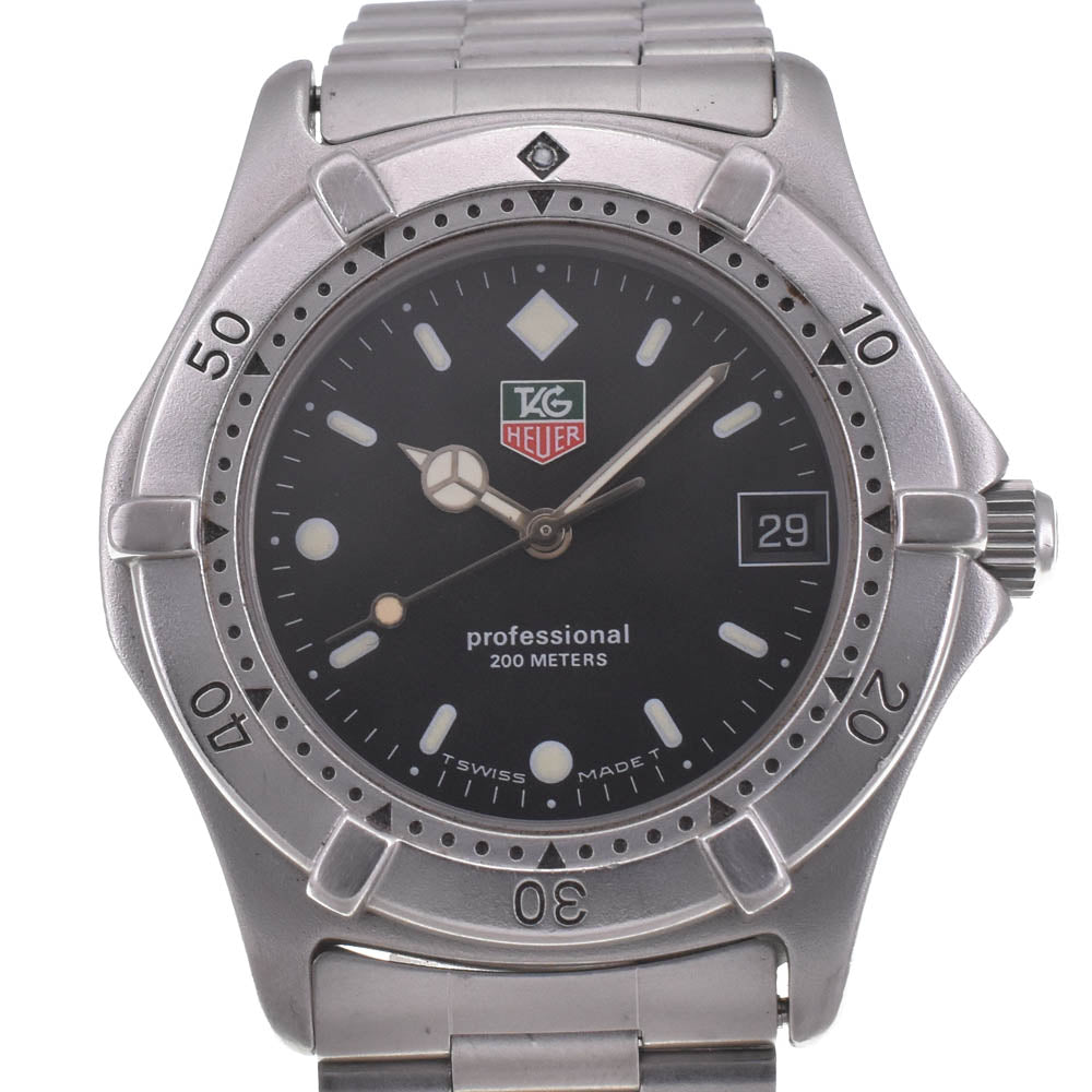 TAG HEUER 2000 series 962.006 Date black Dial Quartz Men's
 Watch K#142746