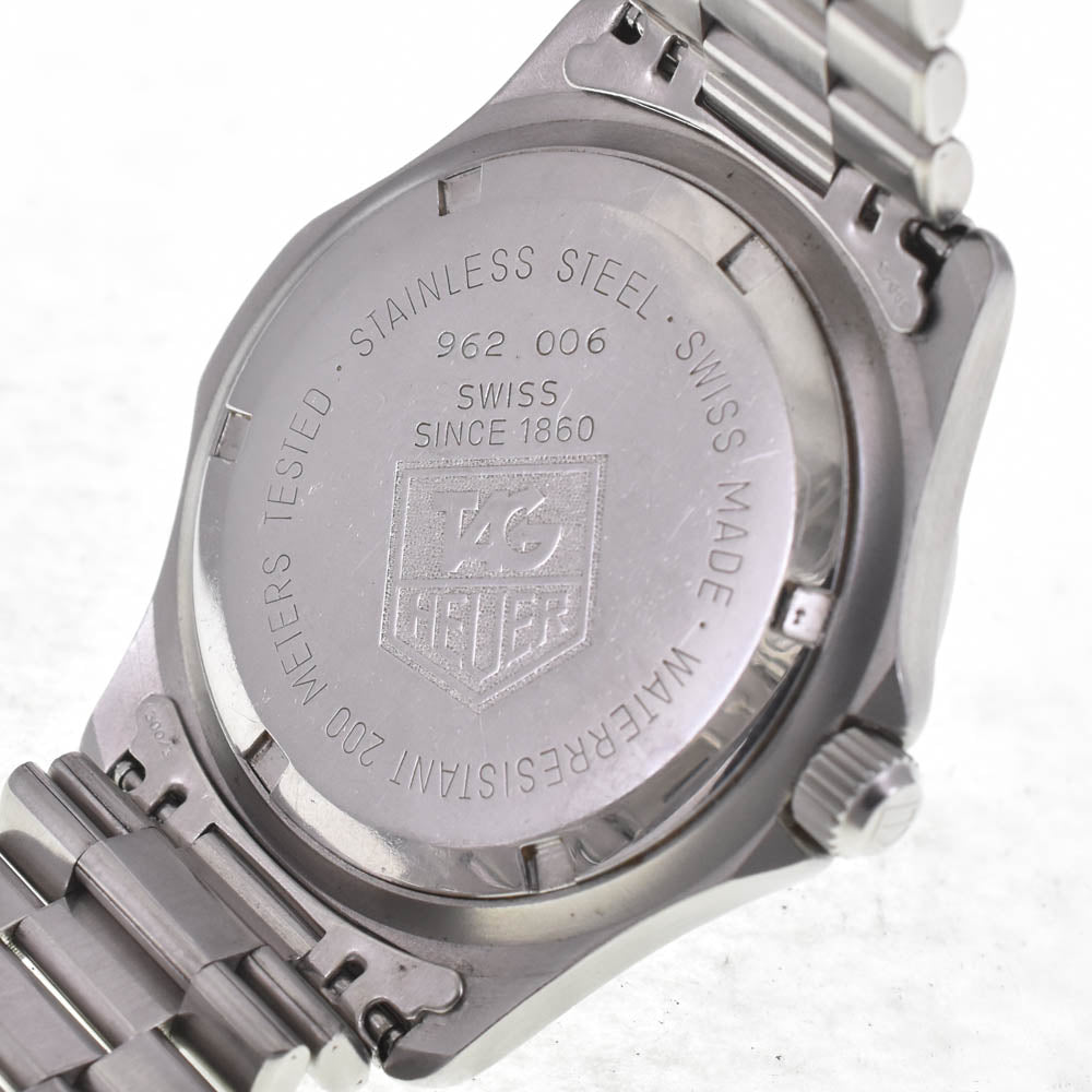 TAG HEUER 2000 series 962.006 Date black Dial Quartz Men's
 Watch K#142746