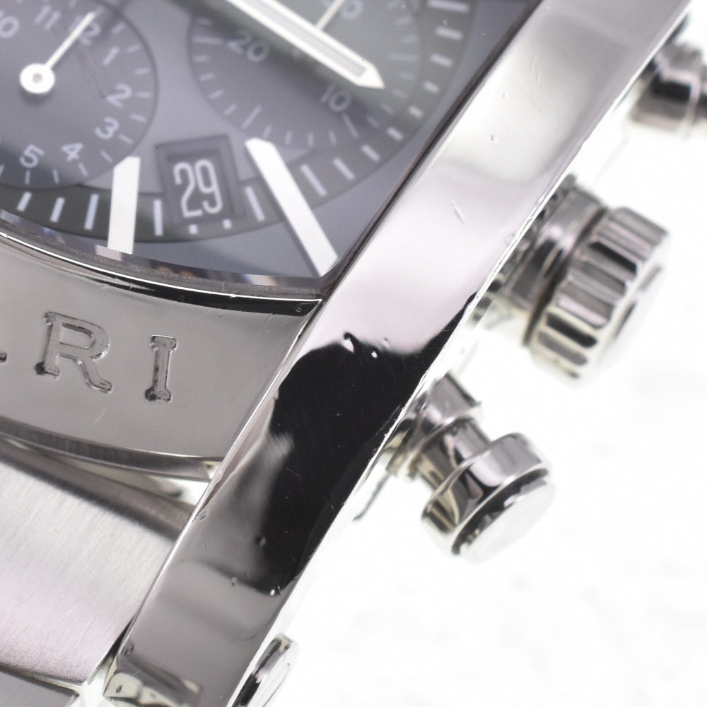 BVLGARI Assioma AA44SCH Chronograph Date gray Dial Automatic Men's
 Watch J#142748