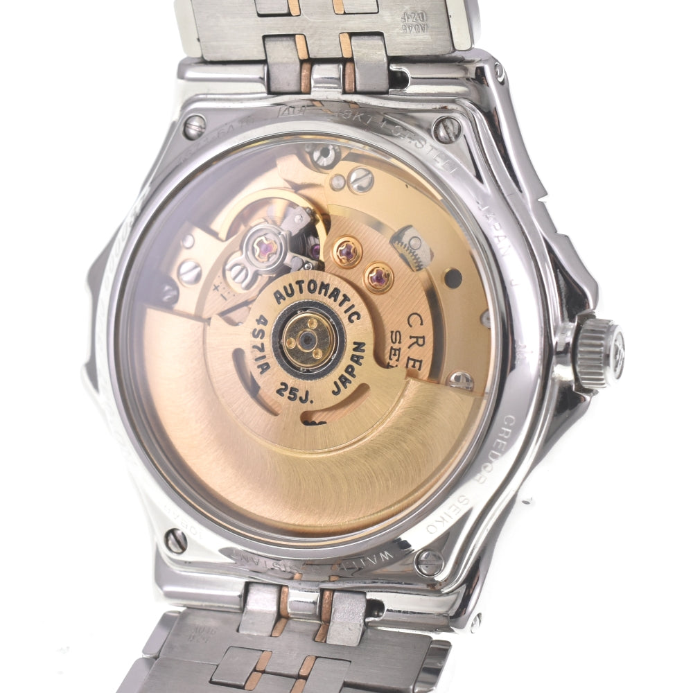 SEIKO CREDOR Pacificique 4S71-6A10 Limited to 300 pieces Stainless Steel/K18PG white Dial Automatic Men's
 Watch K#142751