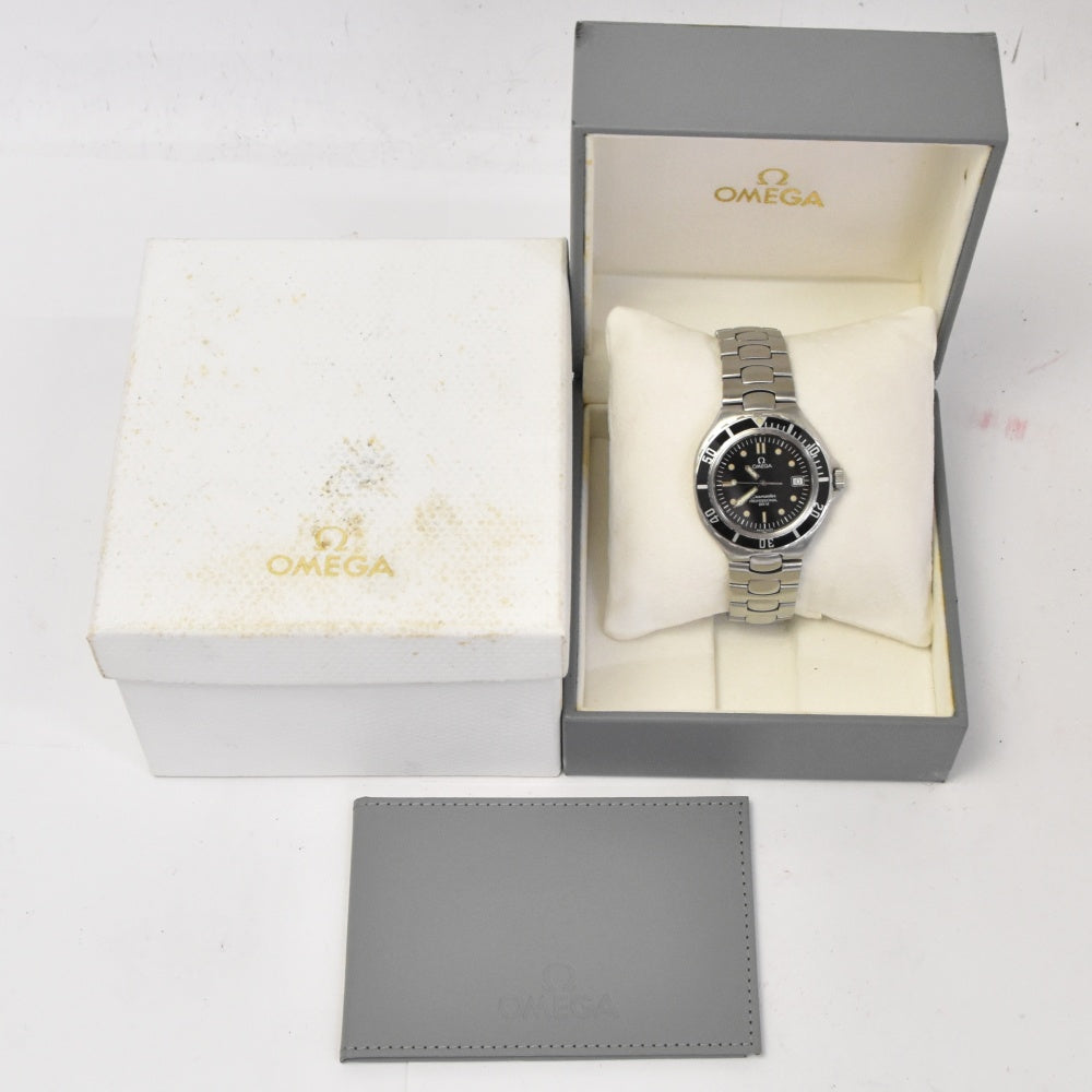 OMEGA Seamaster Professional 200M 396.1052 Date black Dial Quartz Men's
 Watch L#142755