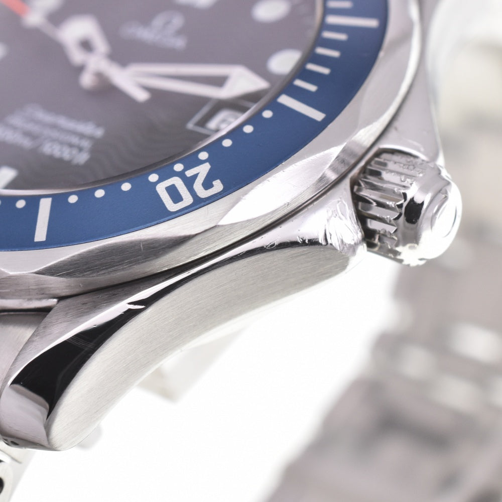 OMEGA Seamaster 300m 2561.80 Date blue Dial Quartz Boy's
 Watch L#142756