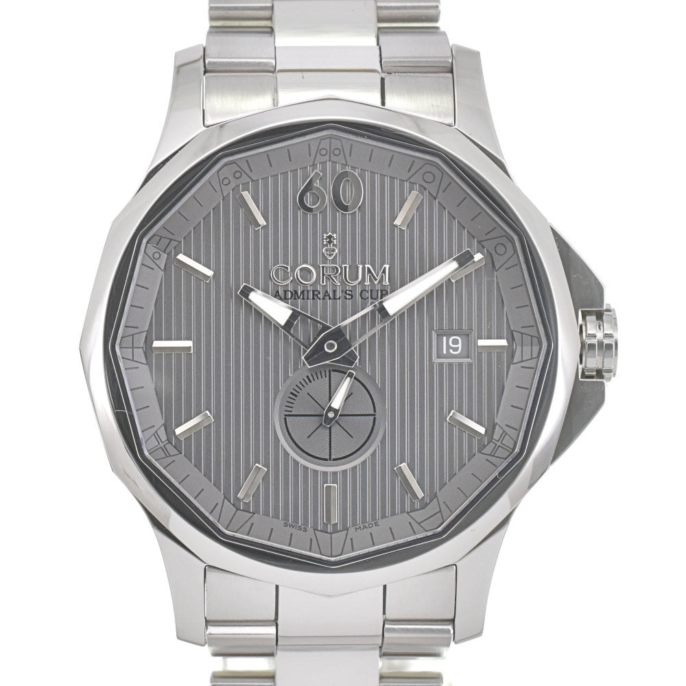 CORUM Admiral's Cup Legend 42 395.101.20/V720 FH10 Small second date black Dial Automatic Men's
 Watch J#142759