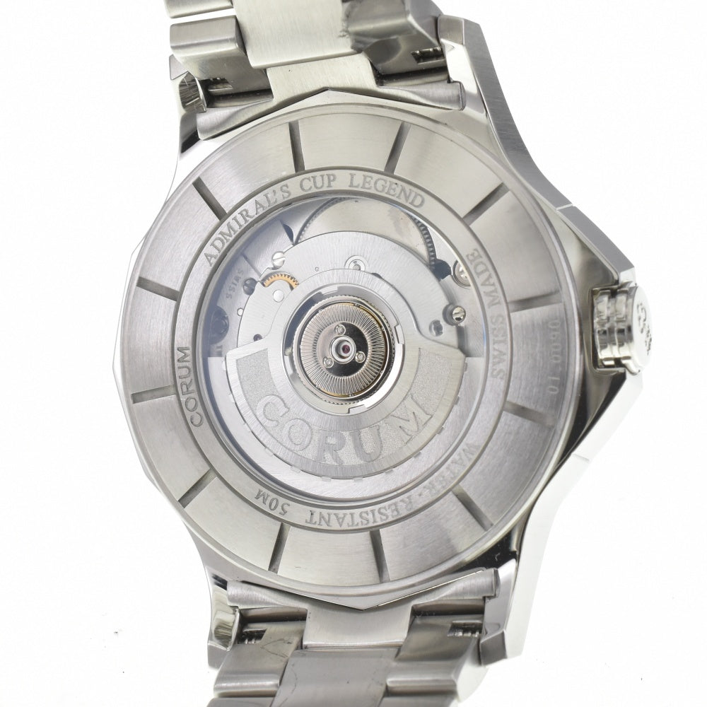 CORUM Admiral's Cup Legend 42 395.101.20/V720 FH10 Small second date black Dial Automatic Men's
 Watch J#142759