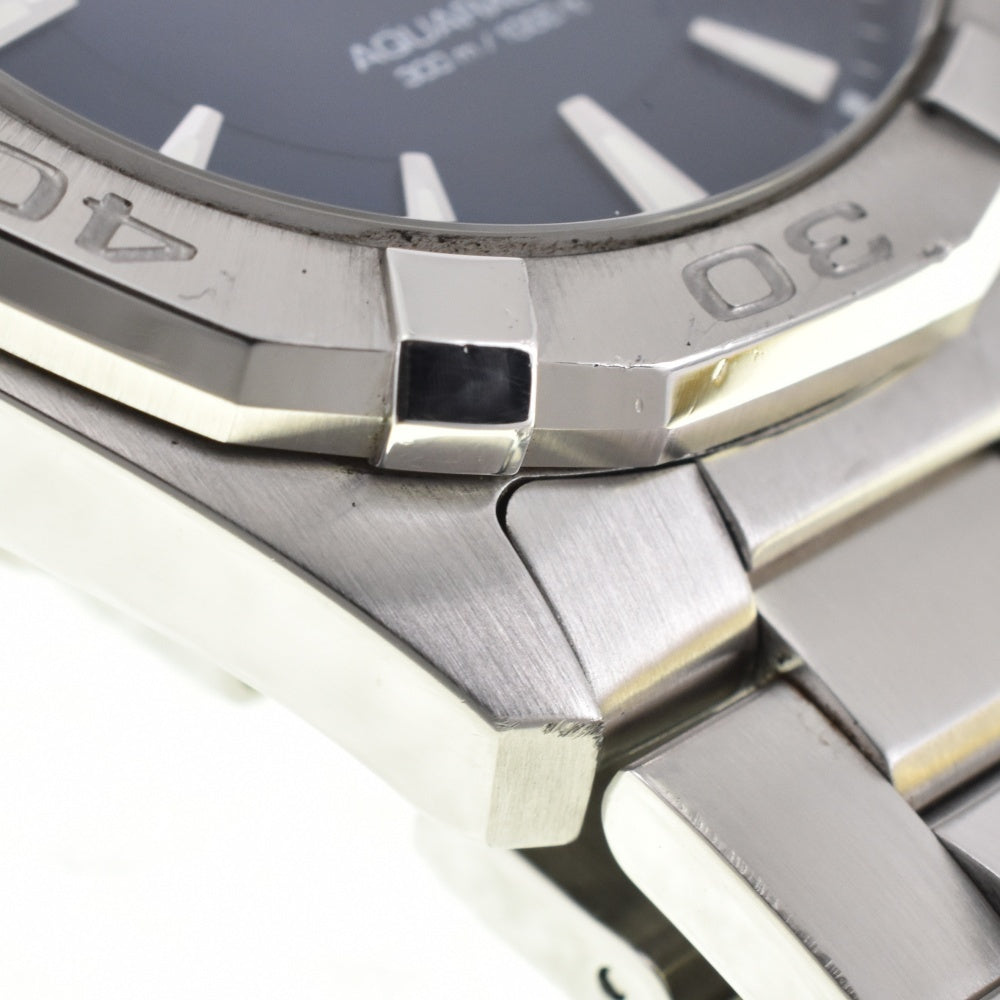 TAG HEUER Aqua Racer 300m WAY1112 Date blue Dial Quartz Men's
 Watch O#142760