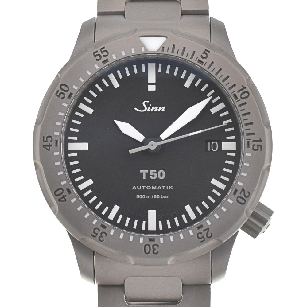 with paper Sinn T50 Diving 203.ARKTIS titanium black Dial Automatic Men's
 Watch J#142763