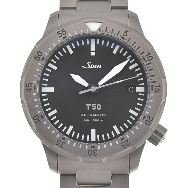 with paper Sinn T50 Diving 203.ARKTIS titanium black Dial Automatic Men's
 Watch J#142763