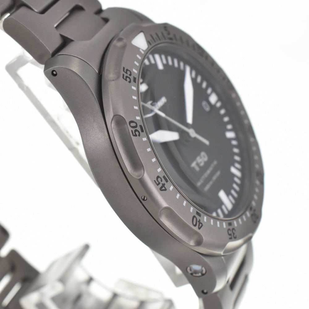 with paper Sinn T50 Diving 203.ARKTIS titanium black Dial Automatic Men's
 Watch J#142763