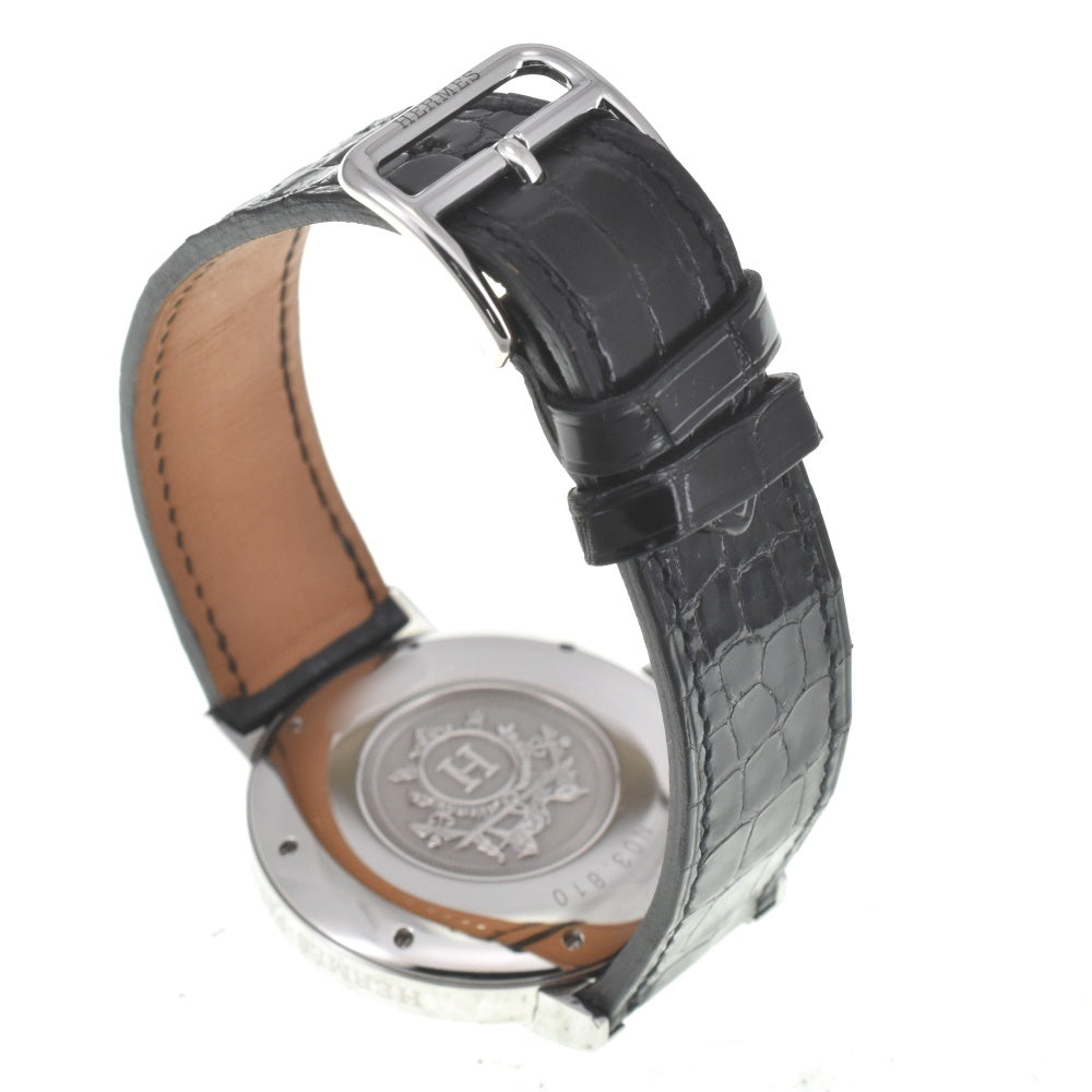 with paper HERMES Nomad NO3.810 Date black Dial Automatic Men's
 Watch J#142764