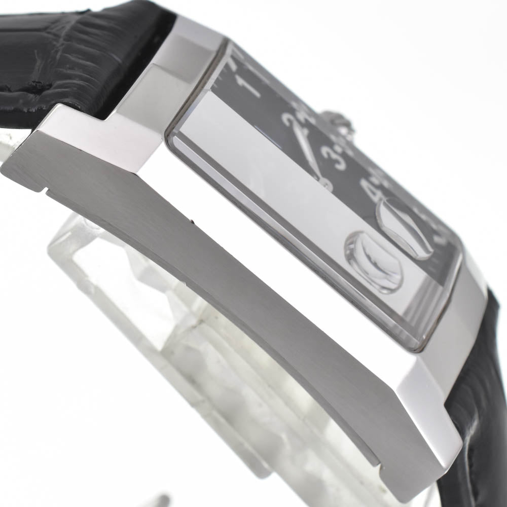 Dunhill Danhirion 3-side cut glass date black Dial Quartz Men's
 Watch J#142766