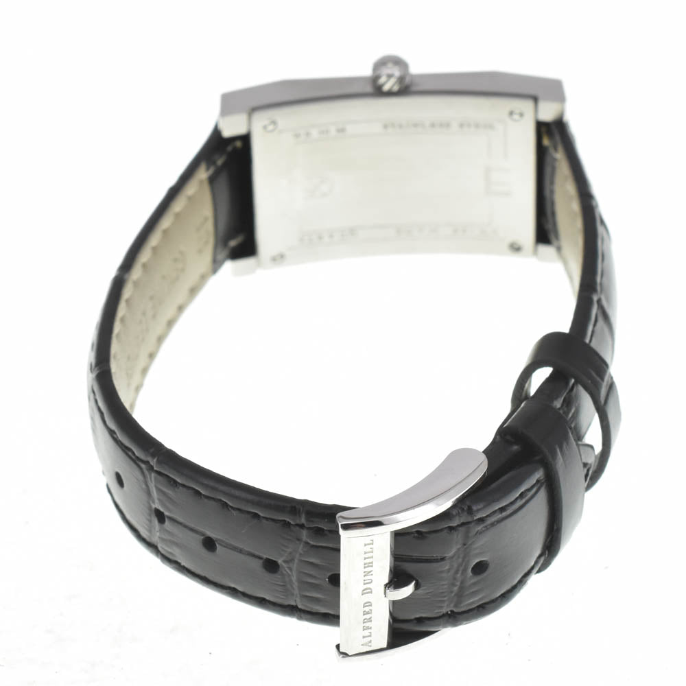 Dunhill Danhirion 3-side cut glass date black Dial Quartz Men's
 Watch J#142766