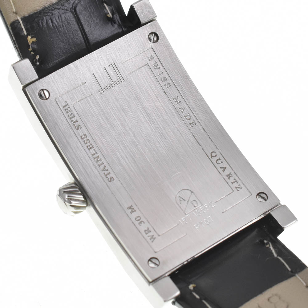 Dunhill Danhirion 3-side cut glass date black Dial Quartz Men's
 Watch J#142766