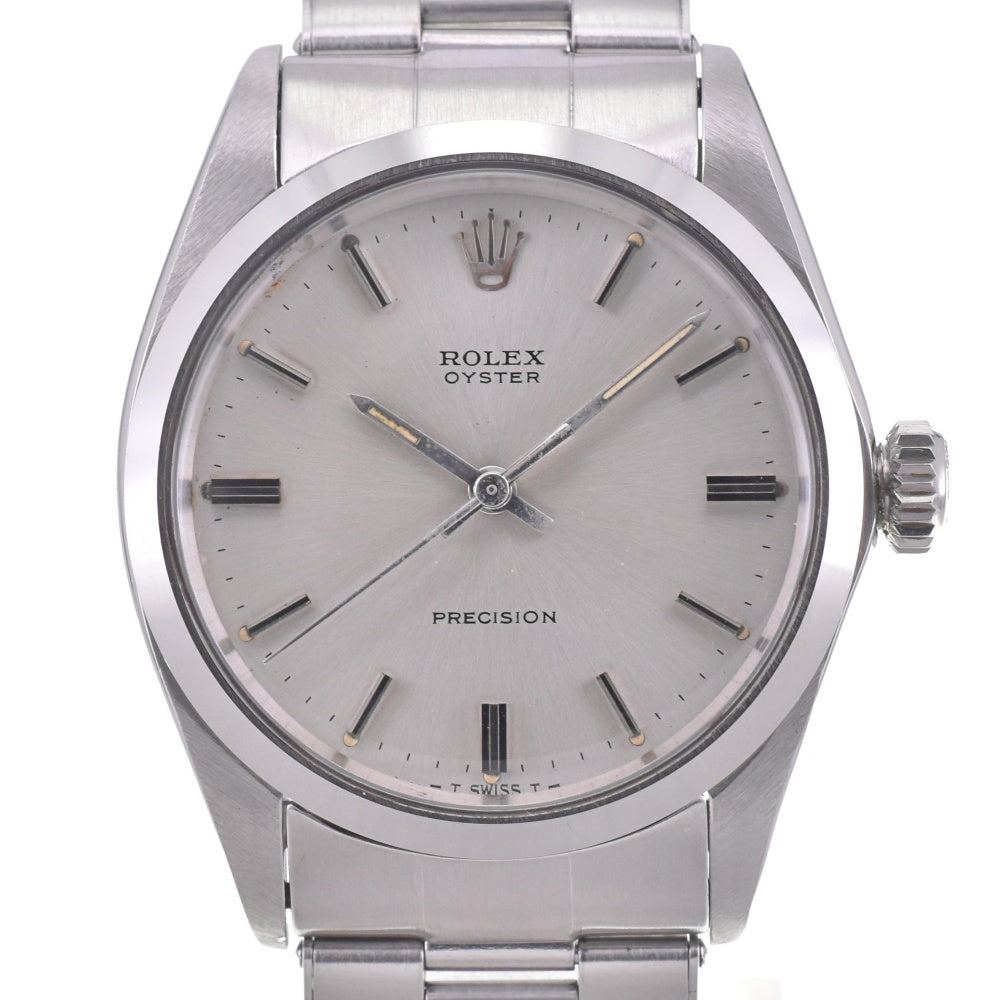 ROLEX Oyster Precision 6426 vintage Silver Dial Hand Winding Men's
 Watch M#142768