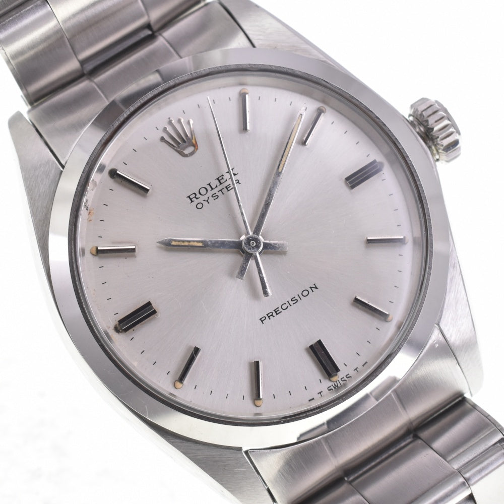 ROLEX Oyster Precision 6426 vintage Silver Dial Hand Winding Men's
 Watch M#142768