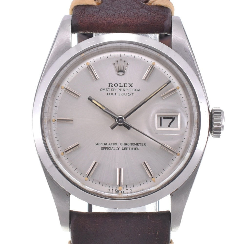 ROLEX Oyster Perpetual DATEJUST 1600 Cal.1570 Silver Dial Automatic Men's
 Watch M#142771