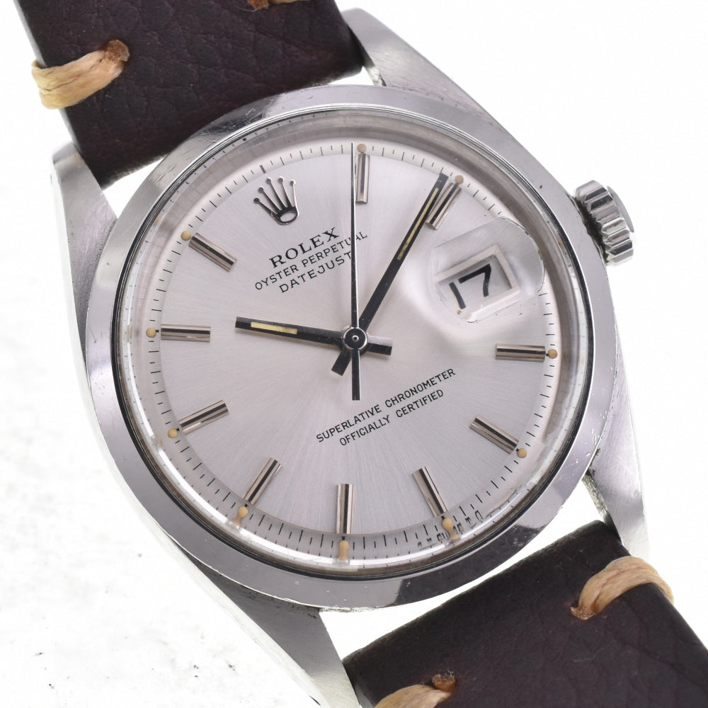 ROLEX Oyster Perpetual DATEJUST 1600 Cal.1570 Silver Dial Automatic Men's
 Watch M#142771