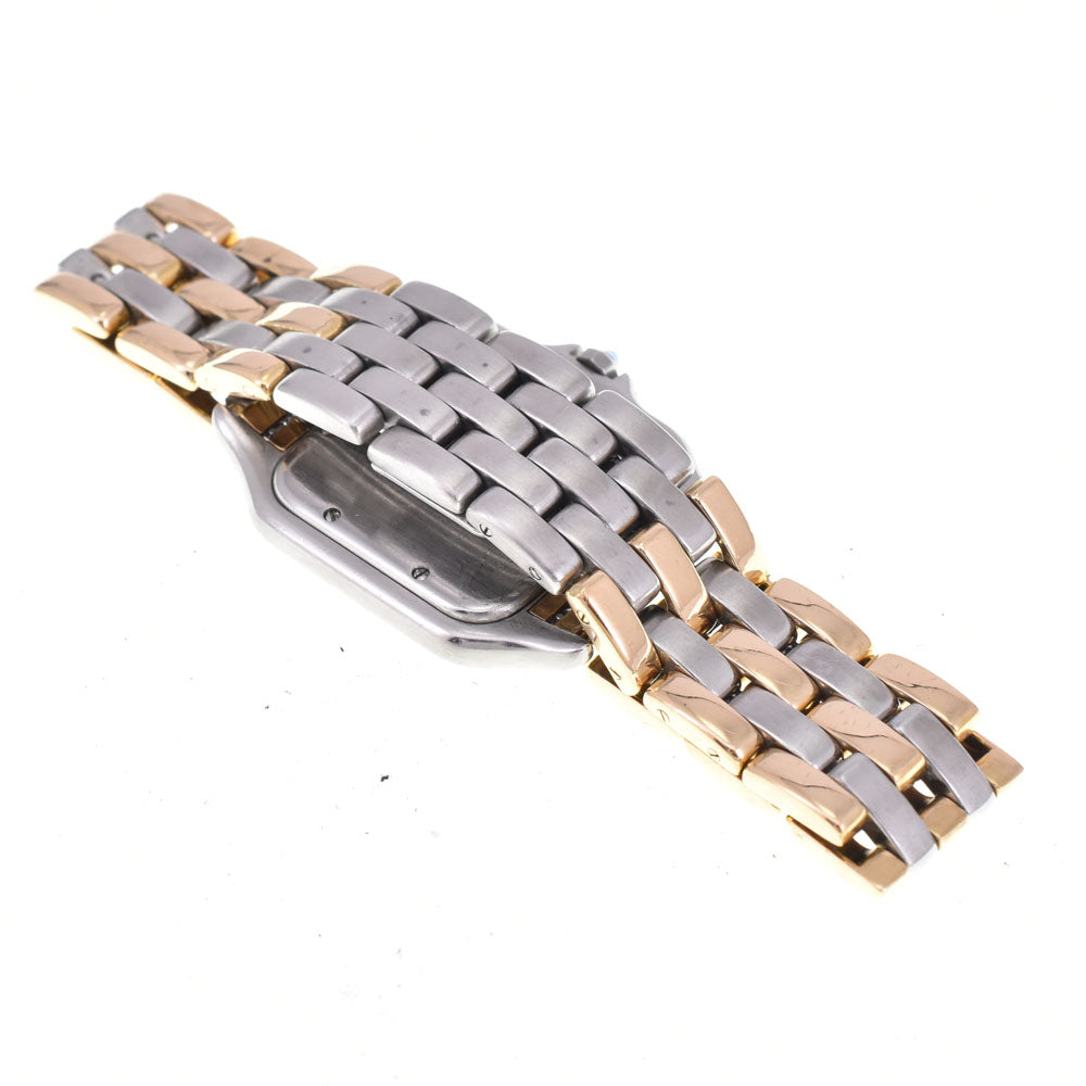 CARTIER PANTHERE LM 3 LOW Date Stainless Steel / YG Ivory Dial Quartz Men's
 Watch P#142782