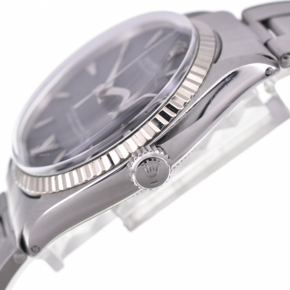 ROLEX Oyster perpetual 1005 vintage Cal.1560 black Dial Automatic Men's
 Watch N#142786