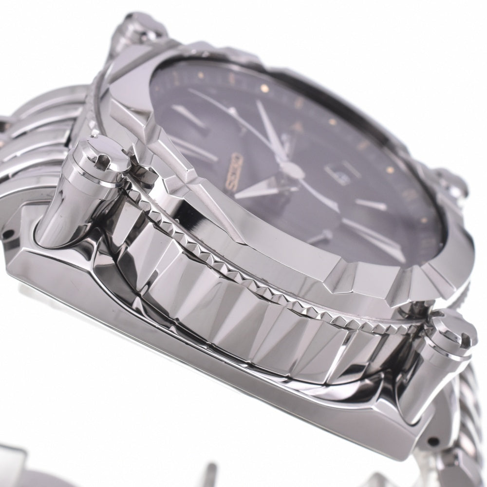 SEIKO Galante GMT SBLA067/5R66-0AW0 Power reserve date Black shell Dial Spring drive Men's
 Watch K#142787