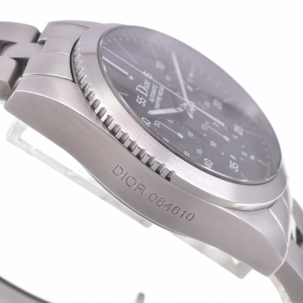 with paper Dior Cyfuru Rouge CD084610 Chronograph Date black Dial Automatic Men's
 Watch K#142789