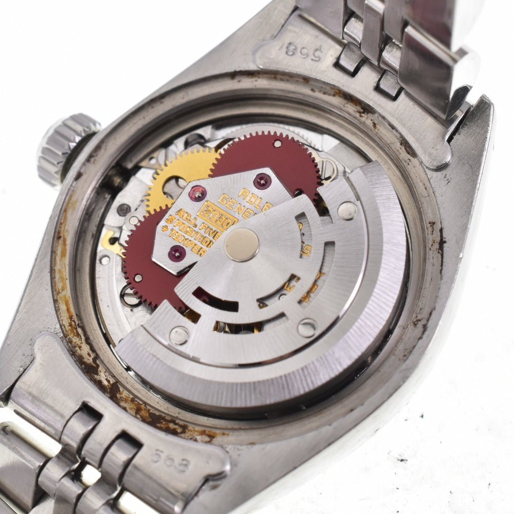 ROLEX Oyster perpetual date 6917 vintage Cal.2030 Silver Dial Automatic Ladies
 Watch N#142794
