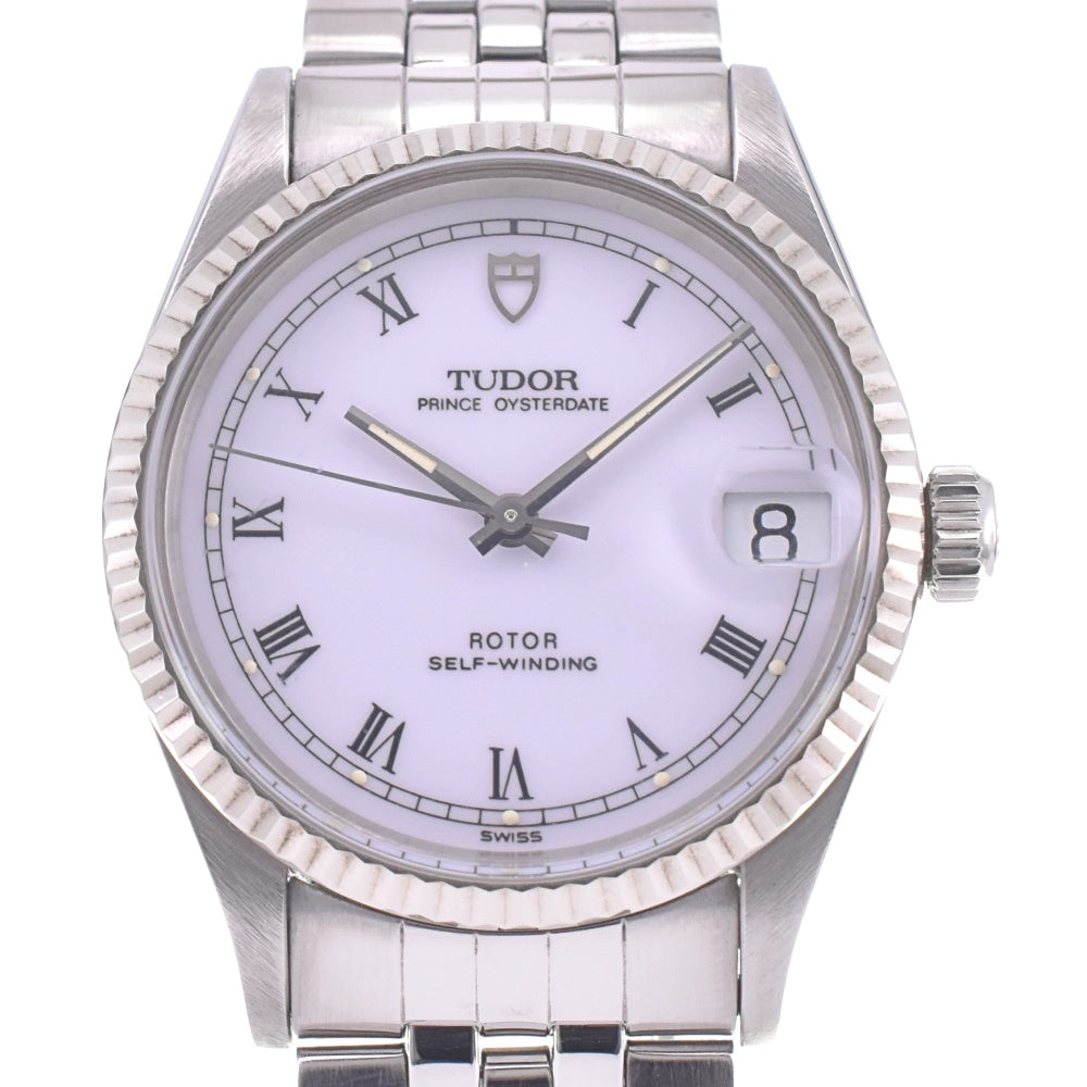 TUDOR Prince Oyster Date 72034 vintage WG Bezel white Dial Automatic Boy's
 Watch K#142795
