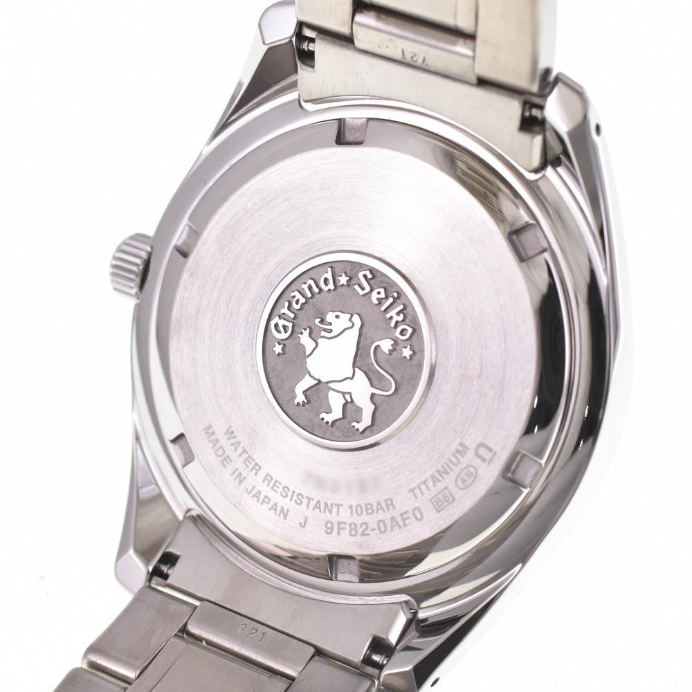 SEIKO Grand Seiko SBGV229/9F82-0AF0 Titanium date Silver Dial Quartz Men's
 Watch L#142796