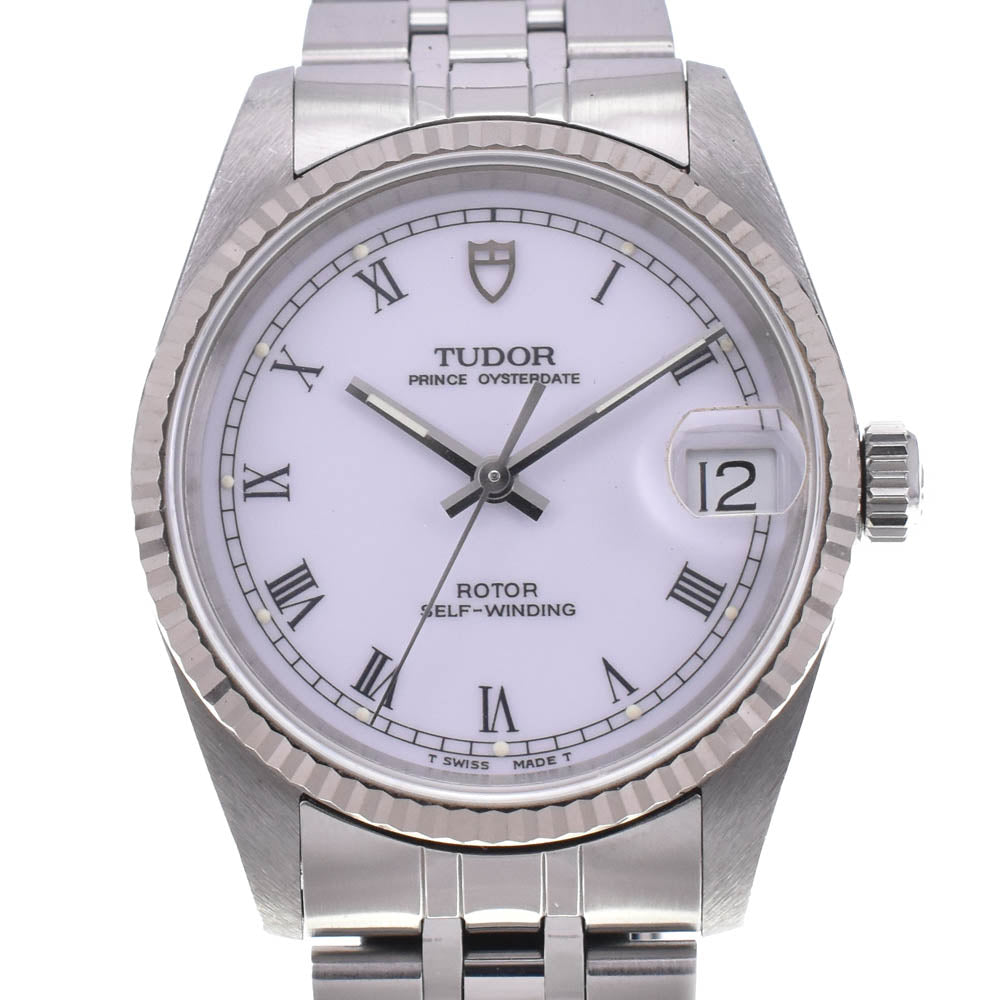 TUDOR Prince Oyster Date 72034 K18WGBezel white Dial Automatic Men's
 Watch N#142798