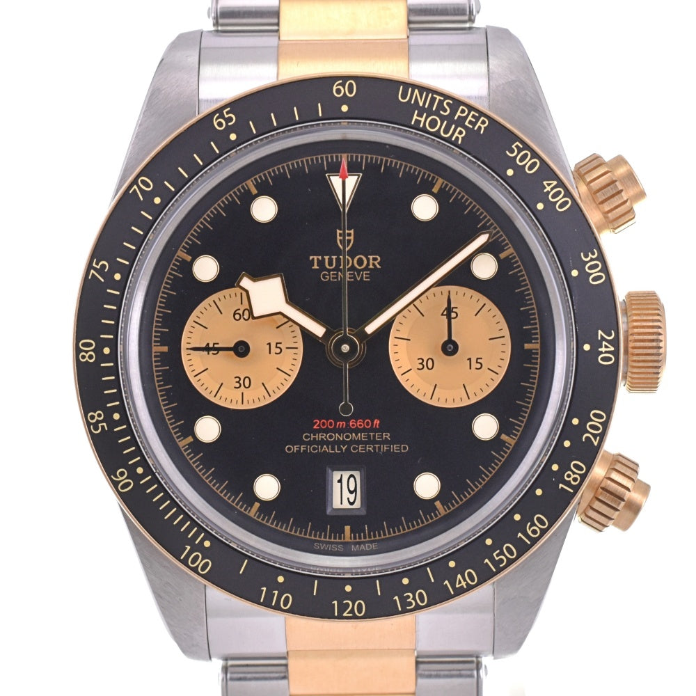 TUDOR Heritage Black Bay 79363N-0001 Chronograph Date Stainless Steel/YG black Dial Automatic Men's
 Watch N#142801