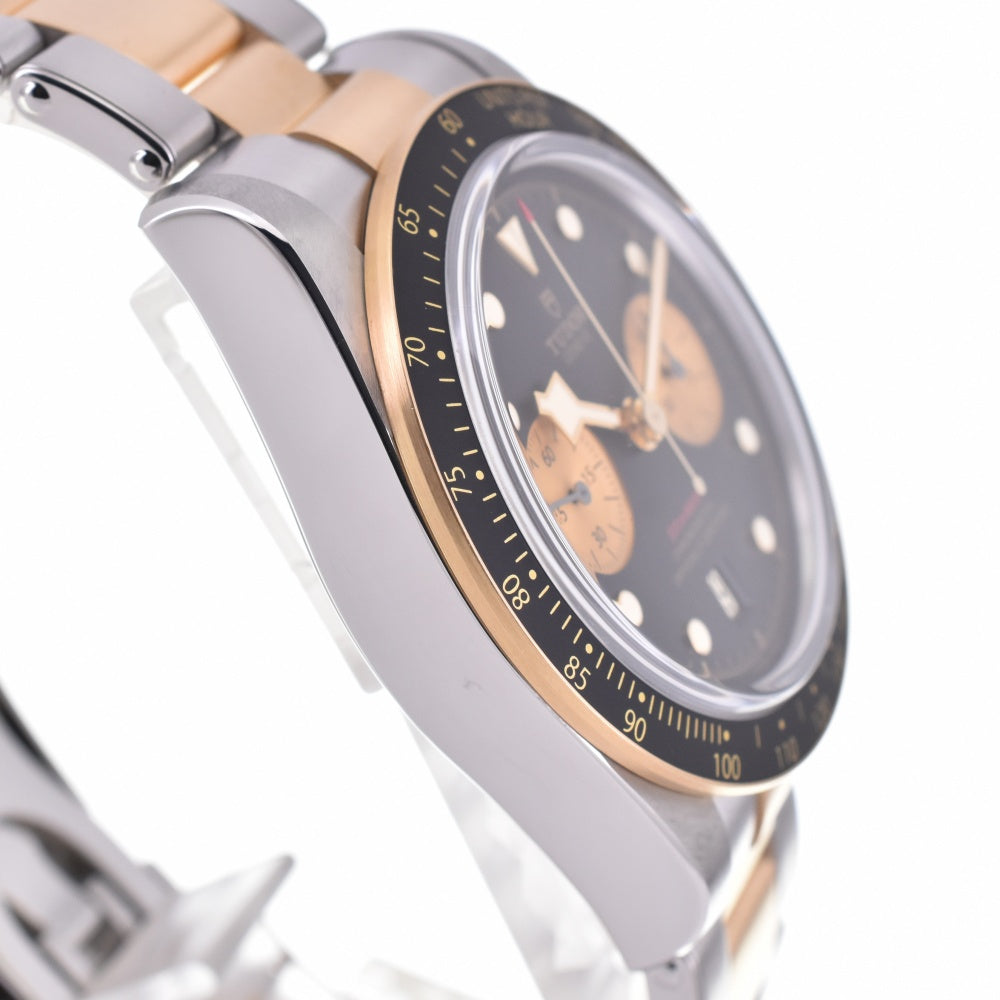 TUDOR Heritage Black Bay 79363N-0001 Chronograph Date Stainless Steel/YG black Dial Automatic Men's
 Watch N#142801