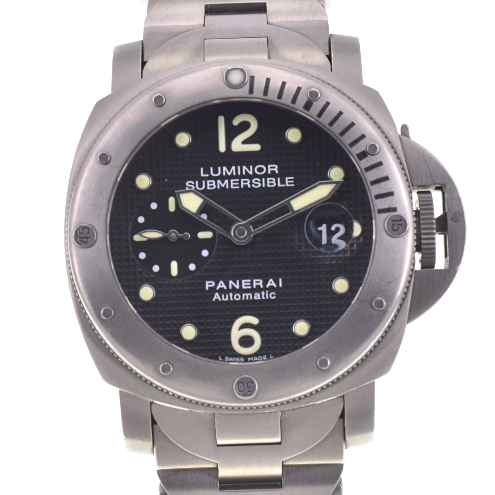 PANERAI Luminor Submersible PAM00025 Small second date black Dial Automatic Men's
 Watch L#142802