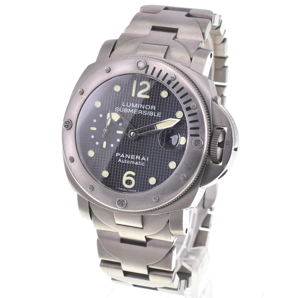 PANERAI Luminor Submersible PAM00025 Small second date black Dial Automatic Men's
 Watch L#142802