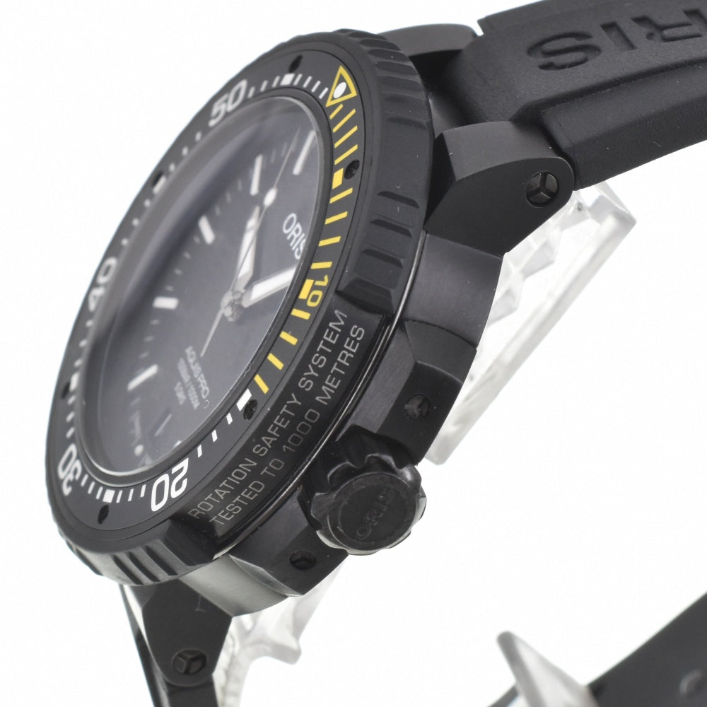 ORIS Aquis Pro Date Caliber 400 01 400 7767 7754 Titanium / rubber black Dial Automatic Men's
 Watch K#142804