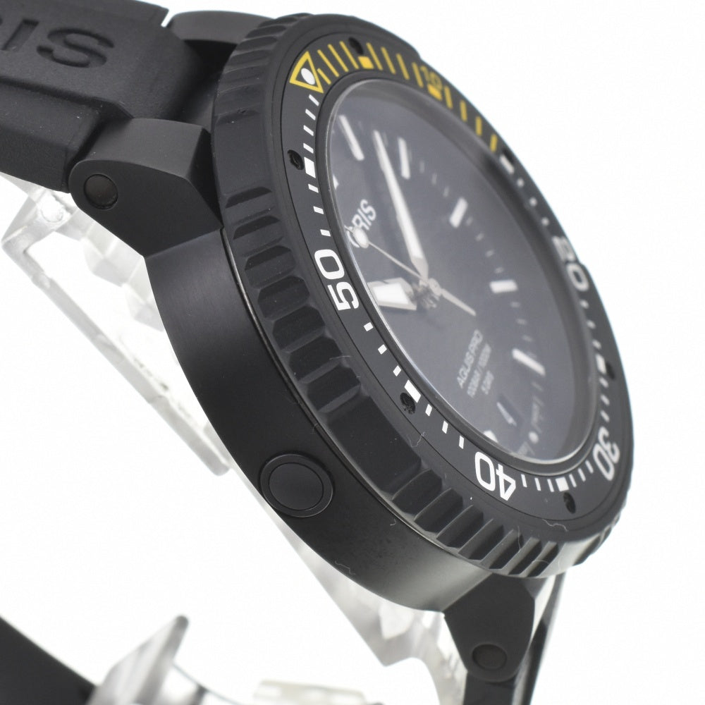 ORIS Aquis Pro Date Caliber 400 01 400 7767 7754 Titanium / rubber black Dial Automatic Men's
 Watch K#142804