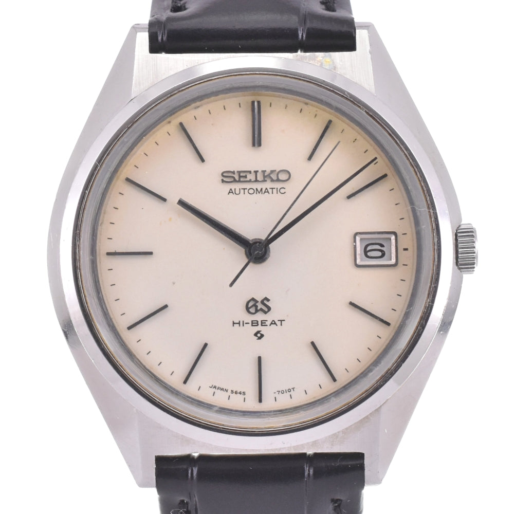 SEIKO Grand Seiko 5645-7010 vintage Date Cal.5645A Silver Dial Automatic Men's
 Watch K#142805