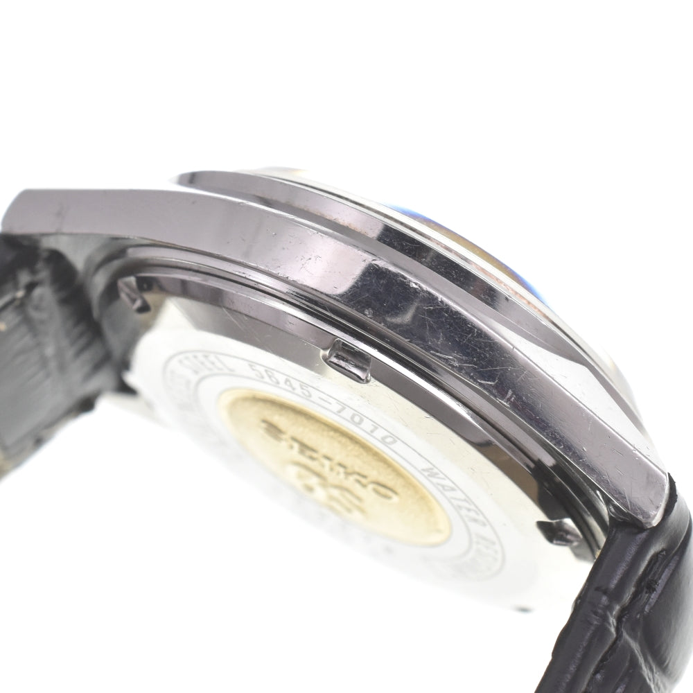 SEIKO Grand Seiko 5645-7010 vintage Date Cal.5645A Silver Dial Automatic Men's
 Watch K#142805