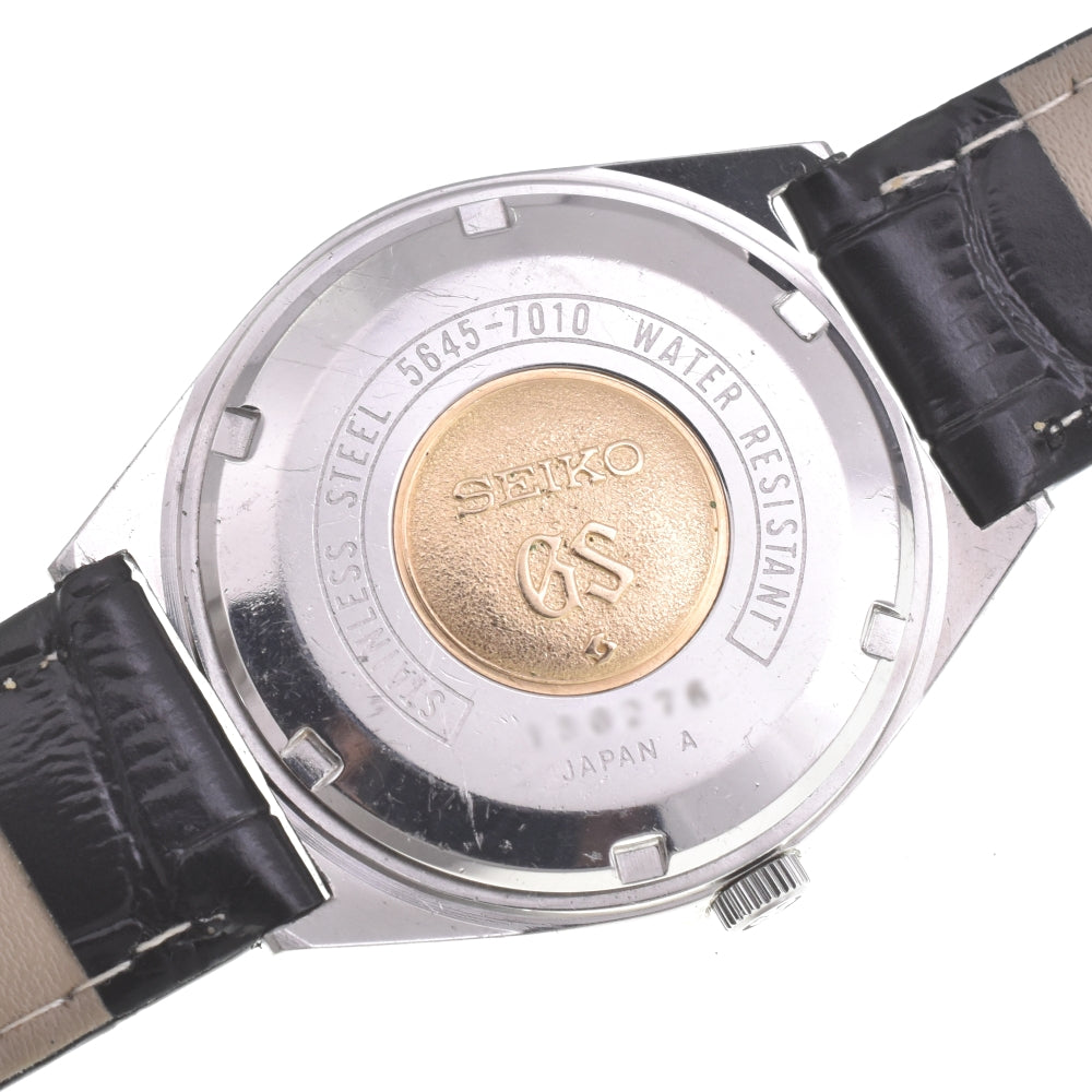SEIKO Grand Seiko 5645-7010 vintage Date Cal.5645A Silver Dial Automatic Men's
 Watch K#142805