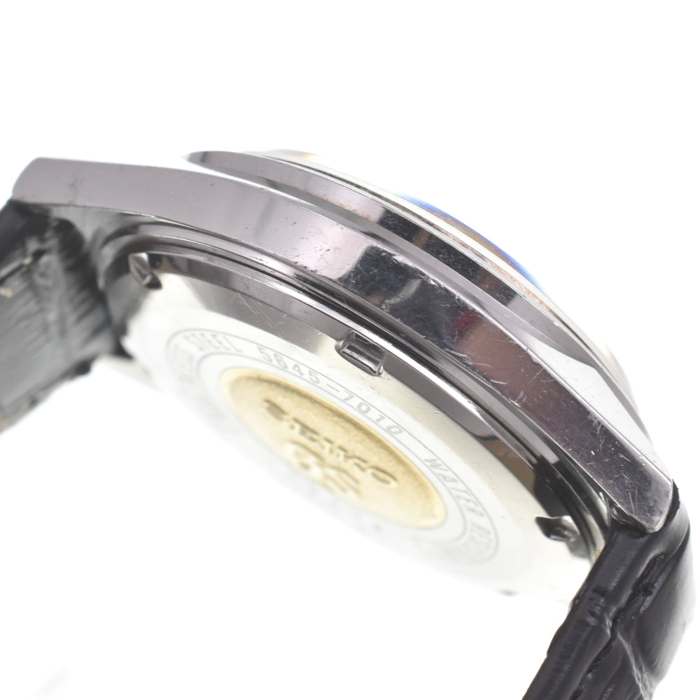 SEIKO Grand Seiko 5645-7010 vintage Date Cal.5645A Silver Dial Automatic Men's
 Watch K#142805