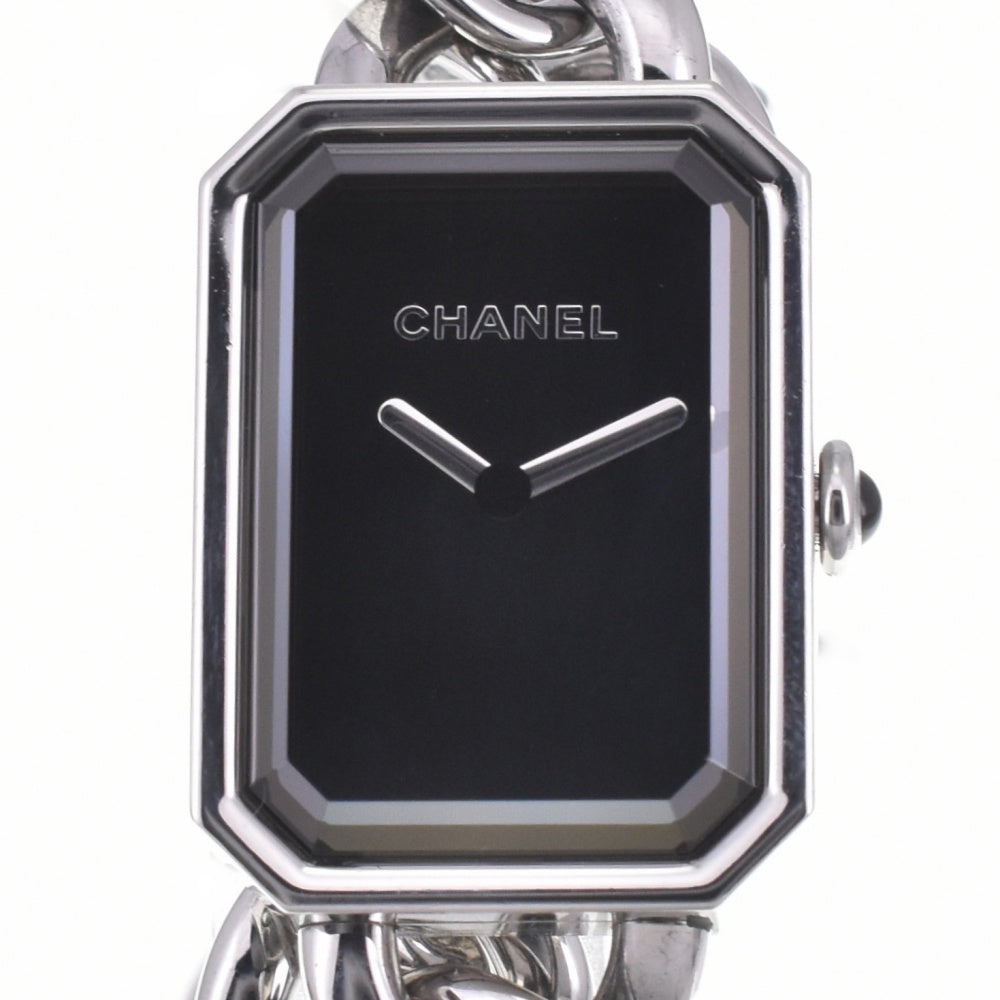 CHANEL Premiere Rock H4199 Double-wrapped Chain Bracelet black Dial Quartz Ladies
 Watch K#142807