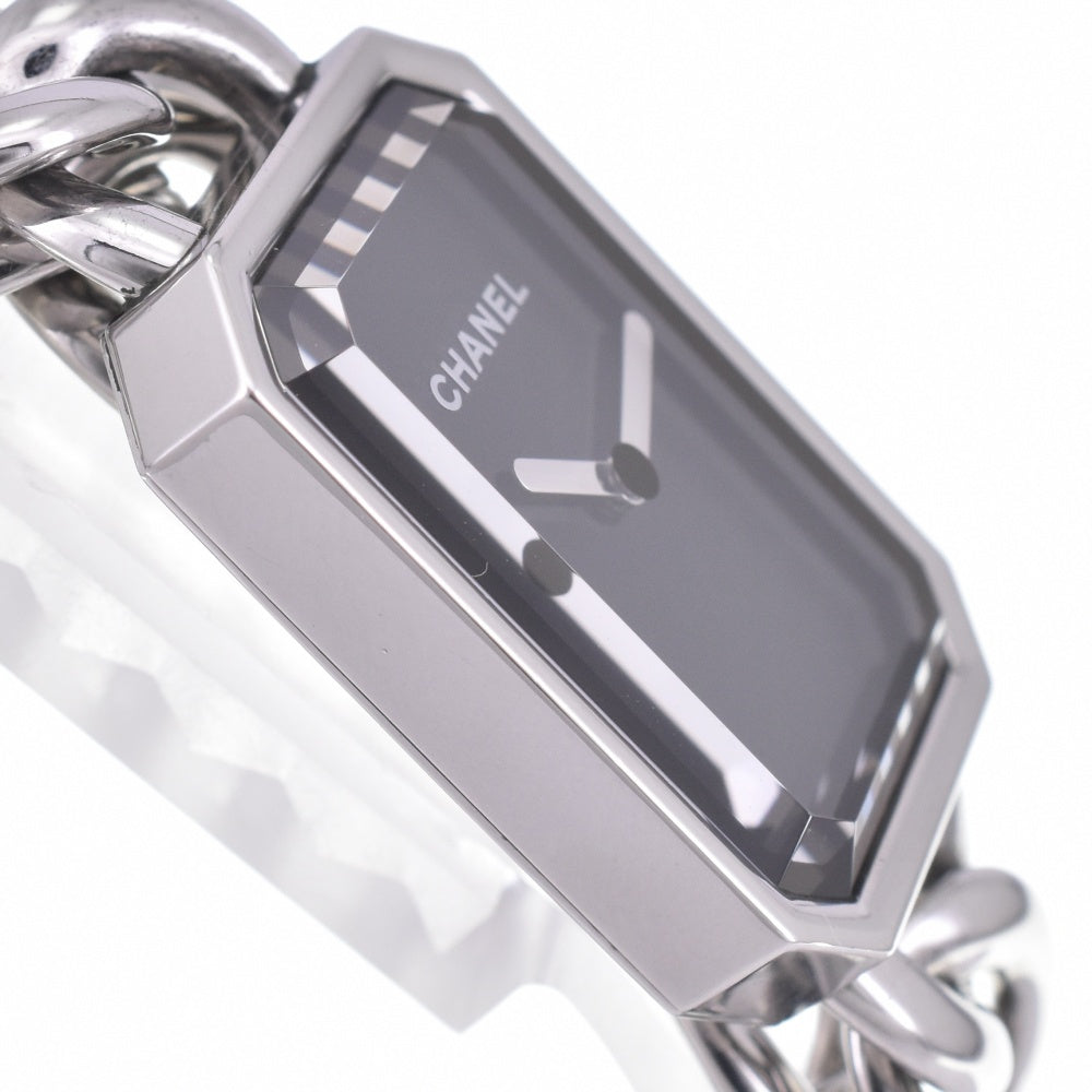 CHANEL Premiere Rock H4199 Double-wrapped Chain Bracelet black Dial Quartz Ladies
 Watch K#142807
