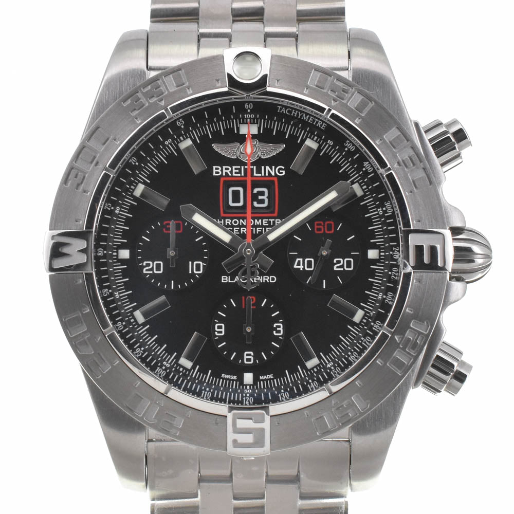 BREITLING Chronomat Blackbird A44360 World Limited 2000 black Dial Automatic Men's
 Watch J#142811