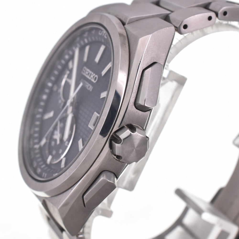 SEIKO Astron Nexter SBXY065 titanium black Dial Radio Sync Solar Men's
 Watch K#142813