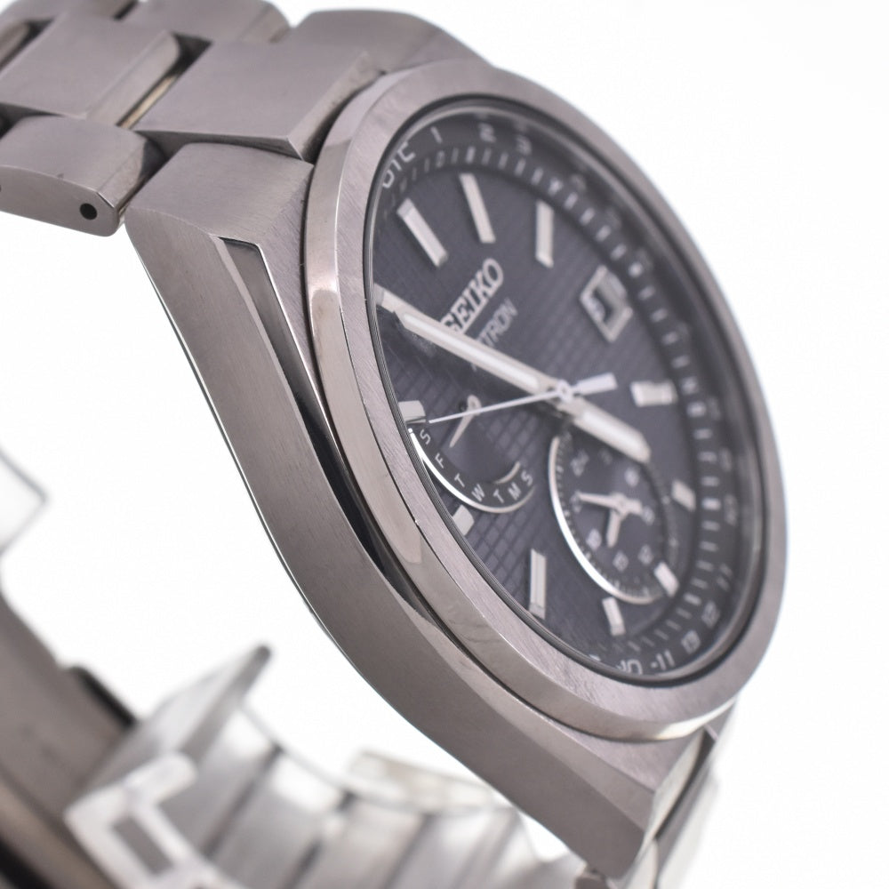 SEIKO Astron Nexter SBXY065 titanium black Dial Radio Sync Solar Men's
 Watch K#142813