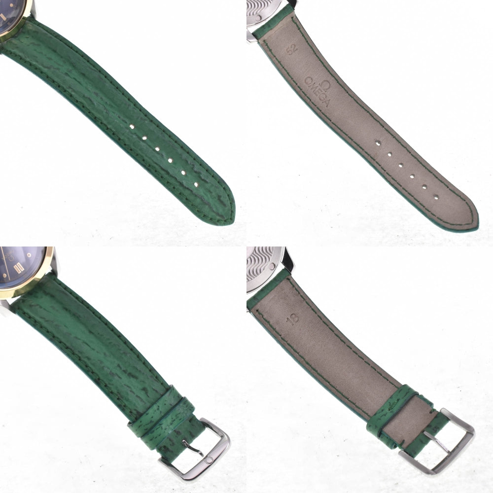 OMEGA Seamaster 120M date 2311.80 K18YG Bezel blue Dial Quartz Men's
 Watch K#142815