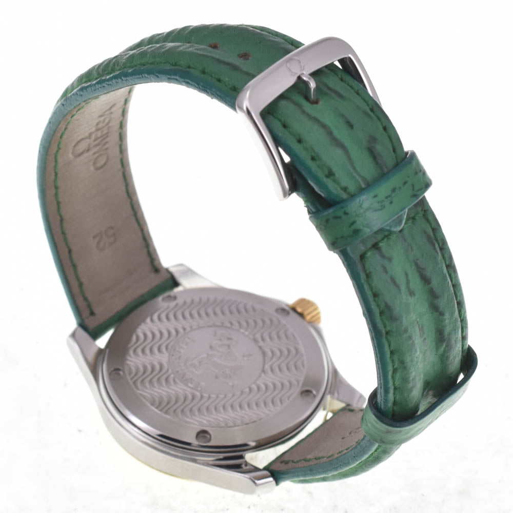 OMEGA Seamaster 120M date 2311.80 K18YG Bezel blue Dial Quartz Men's
 Watch K#142815