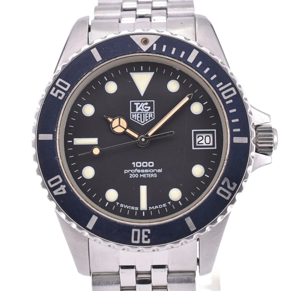 TAG HEUER 1000 Series Professional 200m 980.013N black Dial Quartz Men's
 Watch N#142816