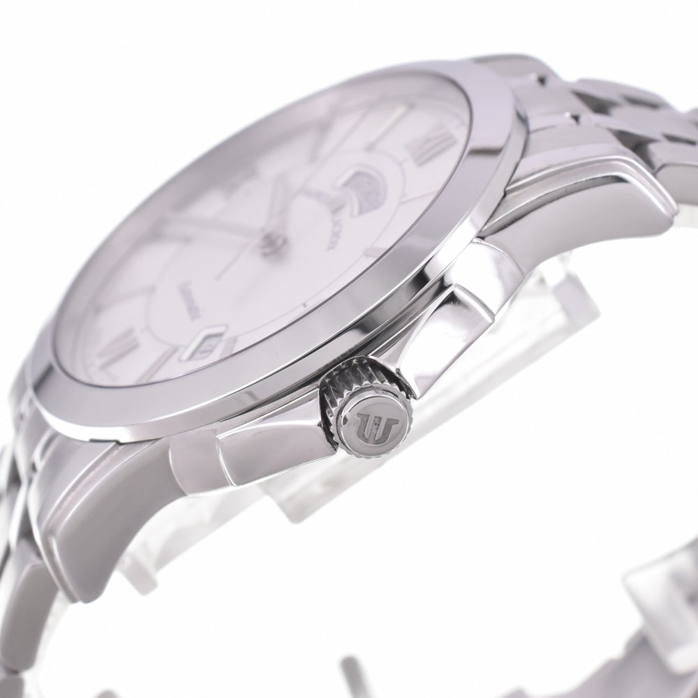 with paper MAURICE LACROIX Pontos Day Date PT6058 Silver Dial Automatic Men's
 Watch K#142817