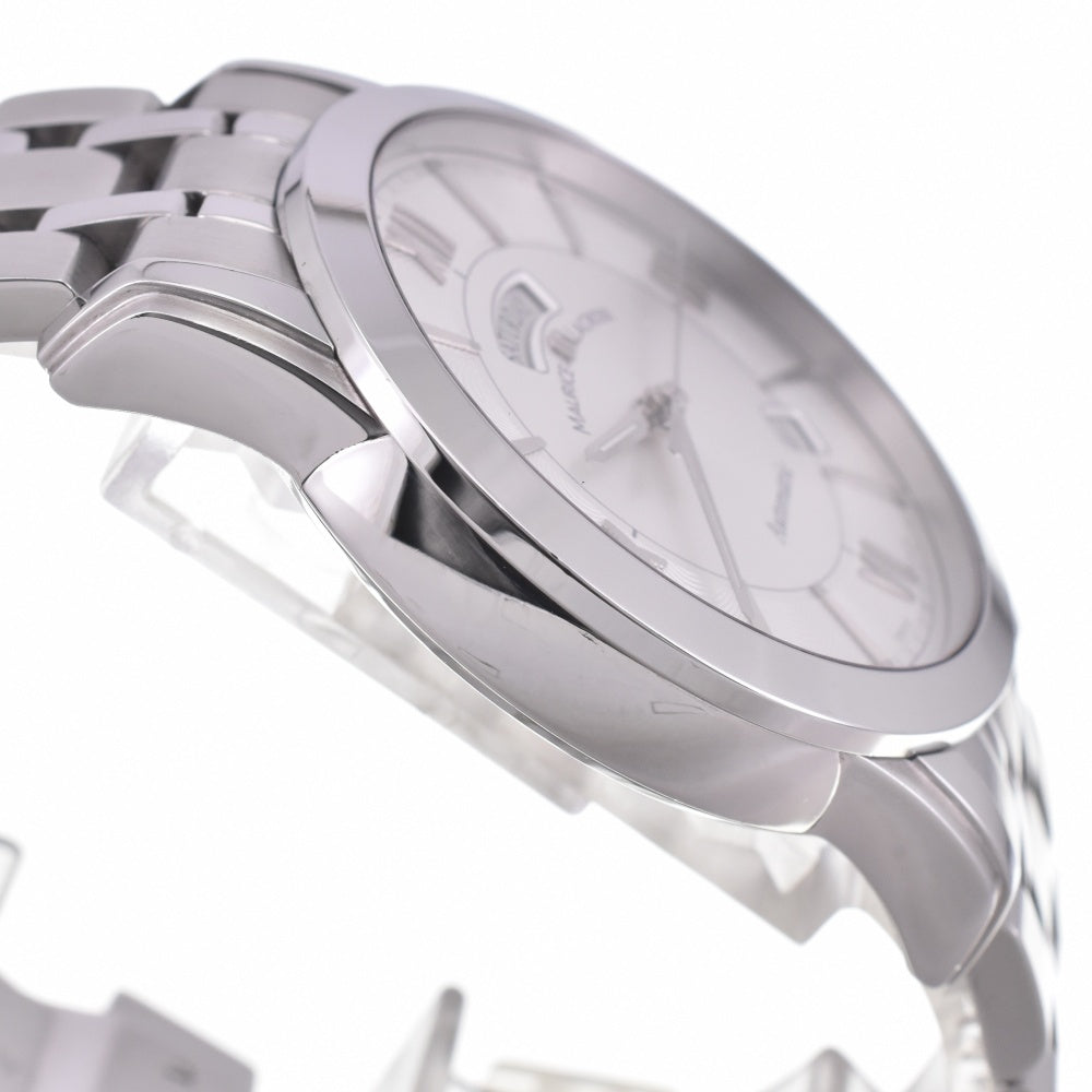 with paper MAURICE LACROIX Pontos Day Date PT6058 Silver Dial Automatic Men's
 Watch K#142817