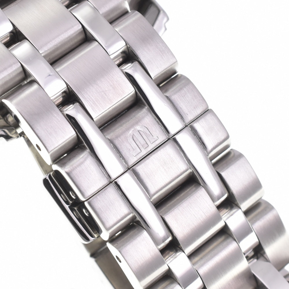 with paper MAURICE LACROIX Pontos Day Date PT6058 Silver Dial Automatic Men's
 Watch K#142817