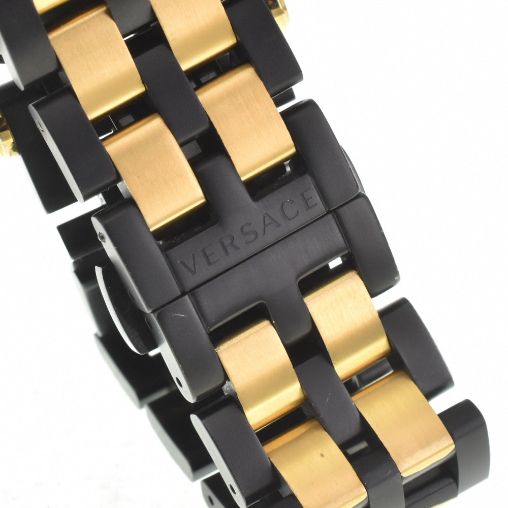 with paper VERSACE V race dual time VEBV00619 Chronograph Date black Dial Quartz Men's
 Watch K#142818